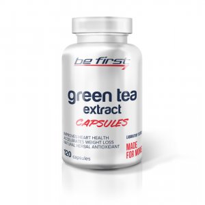 Be first Green tea extract capsules, 120 капсул отзывы0